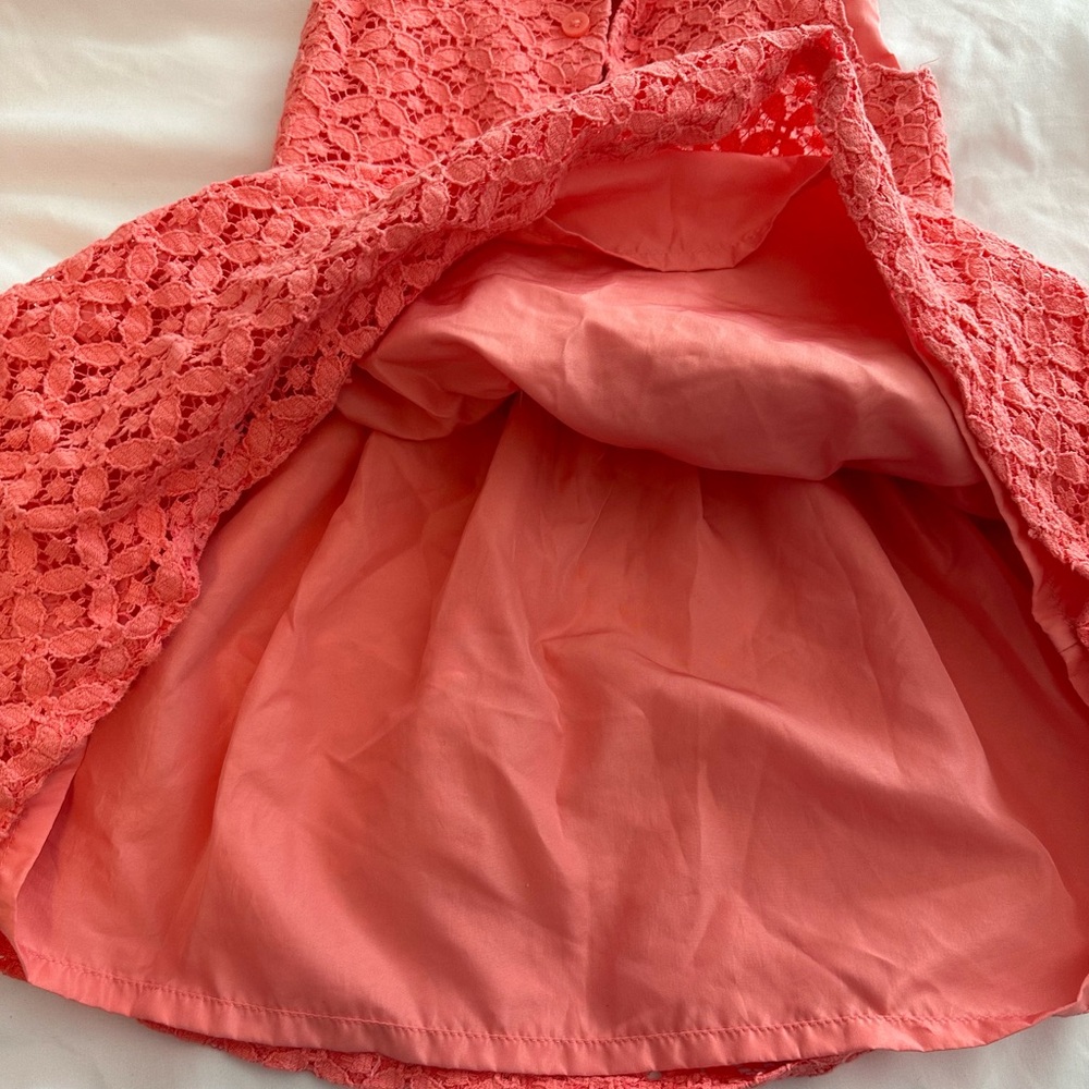 2T Carter’s coral colored dress - Picture 4 of 7